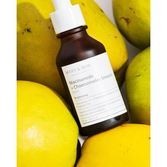 Mary&May Niacinamide + Chaenomeles Sinensis Face Serum 1.01 fl.oz. Korean Beauty - Picture 5 of 6